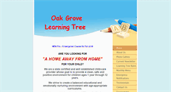 Desktop Screenshot of learningtreeoakgrove.com